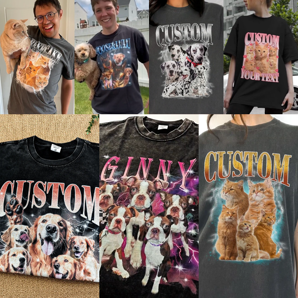 Custom Your Pet Bootleg Shirts, Rap Handcraft Tee